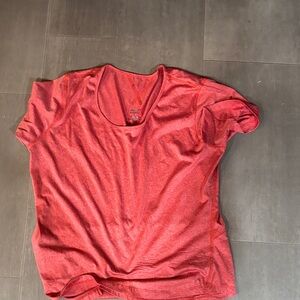 Women's Red Short Sleeve Active Tee